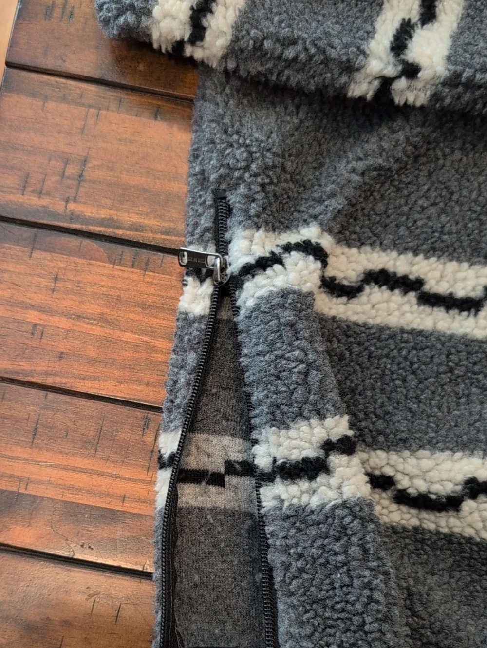 Todd Snyder Cowachan Sherpa Fleece With Elbow Patches